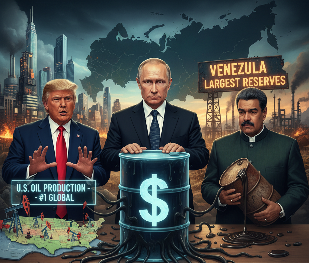 Read more about the article A Geopolítica do Ouro Negro: Por Que a Rússia Precisa da Venezuela e os EUA Observam